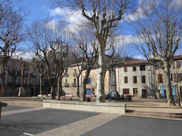 Languedoc, St-Gervais, Dorpsplein